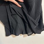 Abercrombie & Fitch  Bias Cut Mermaid Slip Maxi Dress Black Size Small Photo 2