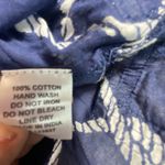 Debbie Katz Tunic Shirt Dress XL Cover Up White Navy SANDY PIPER Resort Boating Blue Photo 11