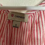 Daniel Cremieux Cremieux Linen Striped Short Sleeve Blouse Small Photo 5