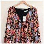 NWT Showpo Henny Midi Long Sleeve Split Dress in Dusk Floral Size 14 Pink Photo 8