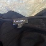 Bebe Y2K black and cream faux skirt ruffle dress | small Photo 4