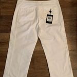 Adidas NWT  Golf Novelty Stretch Crop Pants Women’s Size 12 White Photo 4