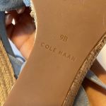 Cole Haan Wedge Espadrille Jasmine Sandals New No Tags Blue Size 9B Photo 5