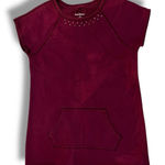 Ruff Hewn  Dress Womens Small Black Studded Sweatshirt Kangaroo Pocket  80s Vibe Photo 0