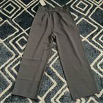 Halara  NWT M Petite Gray Griffin High Waist Pleated Wide Leg Work Pants Photo 1