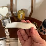 Guess Vintage Y2K White Shoulder Bag with Silver Details Satchel PU Photo 4