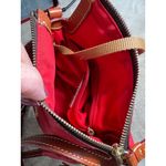 Dooney & Bourke Red Leather Crossbody Bag W/ Tassels Adjustable Strap Boutique Photo 12