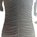 ALC Frank A.L.C. Black Ruched Bodycon Mini Dress Long Sleeve Halter Neck Medium $495 NWT Photo 10