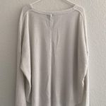 Out From Under Urban Outfitters  White Waffle Knit Button Front Long Sleeve Photo 2