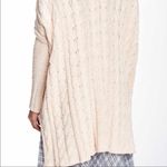 Free People  easy cable knit v-neck pullover S pink Photo 4