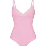 SKIMS BNWT Fits Everybody Lace Push Up Bodysuit Bubblegum Tonal 2X Photo 0
