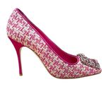 Manolo Blahnik Vazza 105 Tweed Pumps Photo 7