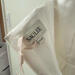 NWT SAU Lee X Revolve Heidi Strapless Gown White Bridal Long Dress Size 00 Photo 7