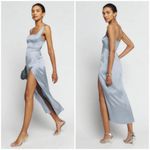 Reformation ππ Solay Silk Dress ~ Mineral 6 NWT Photo 2