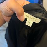 Garnet Hill  Silk Black Satin Blazer Photo 2