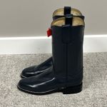 Tony Lama  Roper Boots Womens 4.5 B Blue Gray Model 7502 All Leather Inner Upper Photo 3