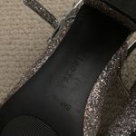 J.Crew NEW Indigo Rd Glitter Strappy Block Heel Sandals High Heels Size 8 NWOB Photo 6