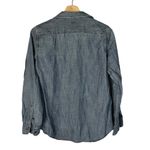 Fossil  Indigo Blue Chambray Long Sleeve Button Down S Photo 1
