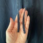 Theory Navy Blue 100% Silk Trouser Pants Lightweight Minimalist Women size Small Photo 3