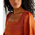 Free People NWT FARROW ROMPER ONE PIECE IN GOLD RUST Photo 2