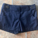 Women’s Navy Bow Shorts Size Small Just Ginger Mini Casual Date Night Blue Photo 0