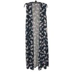 LuLaRoe  Joy Long Vest Women's Size Large Duster, Cardigan Sweater Scottie Dog‎ Photo 1