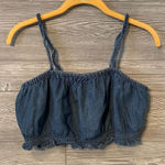 American Eagle American‎ Eagle Denim crop top tank medium Photo 0