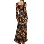 Veronica Beard NWT Veronica‎ Beard Floral Flower Silk Long Sleeve Dress Pink Boho Women 4 Photo 2