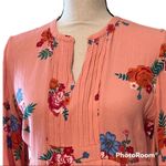 Matilda Jane  XS dress let’s go out pink floral v neck pockets not lined longslv Photo 1