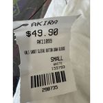 Akira  Cotton Blend white Zip At the Back size small Corset Photo 7