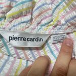 Pierre Cardin  Vintage Striped Ruffle Robe Photo 5