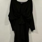 City Chic Whirlpool Long Sleeve Mini Dress Black 12 Photo 2