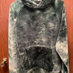 SPARK PAWS VELVET UNISEX GREEN & WHITE VELVET HOODIE Size XL Green Photo 0