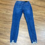 Pistola Special A Skinny Distressed Jeans Women's Dark Wash Sz 25 Mid Rise Photo 3