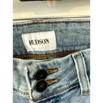 Hudson NWT  Jeans Ankle Ginny Straight Size 27 Light wash raw hem RUNWAY MSRP$198 Photo 6