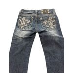 Miss Me Rhinestones embroidered capri jeans Photo 11
