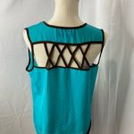 Saddle River Ranch Wear large sheer blouse Blue Photo 7