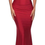 La Femme NWT 30366 Jersey Ruched Cowl Neck Mermaid Gown in
Red Size 12 $398 Photo 0