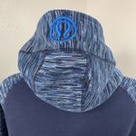 Lululemon Scuba Hoodie Inkwell We Are From Space Printed October Sz L? Blue Zip Photo 6