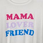 Sundry  mama lover friend graphic white t-shirt size L Photo 2