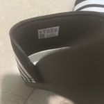 Adidas New Black and White Slide Sandals Photo 3