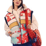 Free People NWT Movement Women’s In a Bubble Printed Puffer Vest small Photo 0