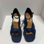 a.n.a A New Approach  Holland Denim Chunky Heeled Platform Heel NWT Size 9 Photo 4