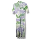 Free People Find Me Now Helene Amethyst Tie-Dye Velvet Pleated Midi Dress XS Photo 6