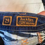 Rock Revival  Jacklyn Cuff Skinny Cut Off Bermuda Shorts Size 25 Photo 6