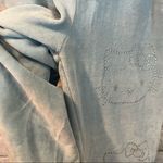 Hello Kitty NWT  Rhinestone Women’s UK 6 US 2 Baby Blue Velour Wide Leg Joggers Photo 12