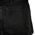 Madewell  High-Rise Comfort Stretch Denim Emmett Jean Shorts Size 33 Black New Photo 3