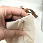 DKNY Two-Tone Leather Tote Cream Cognac Photo 14