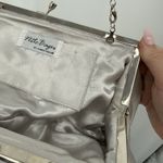 Carlo Fellini Nite Bag Silver Beaded Sequin Evening Clutch Crossbody Bag Y2k Photo 6