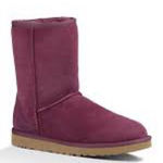 UGG  Classic short boots in Aster purple‎ women’s size 8 suede sheepskin Sherpa Photo 0